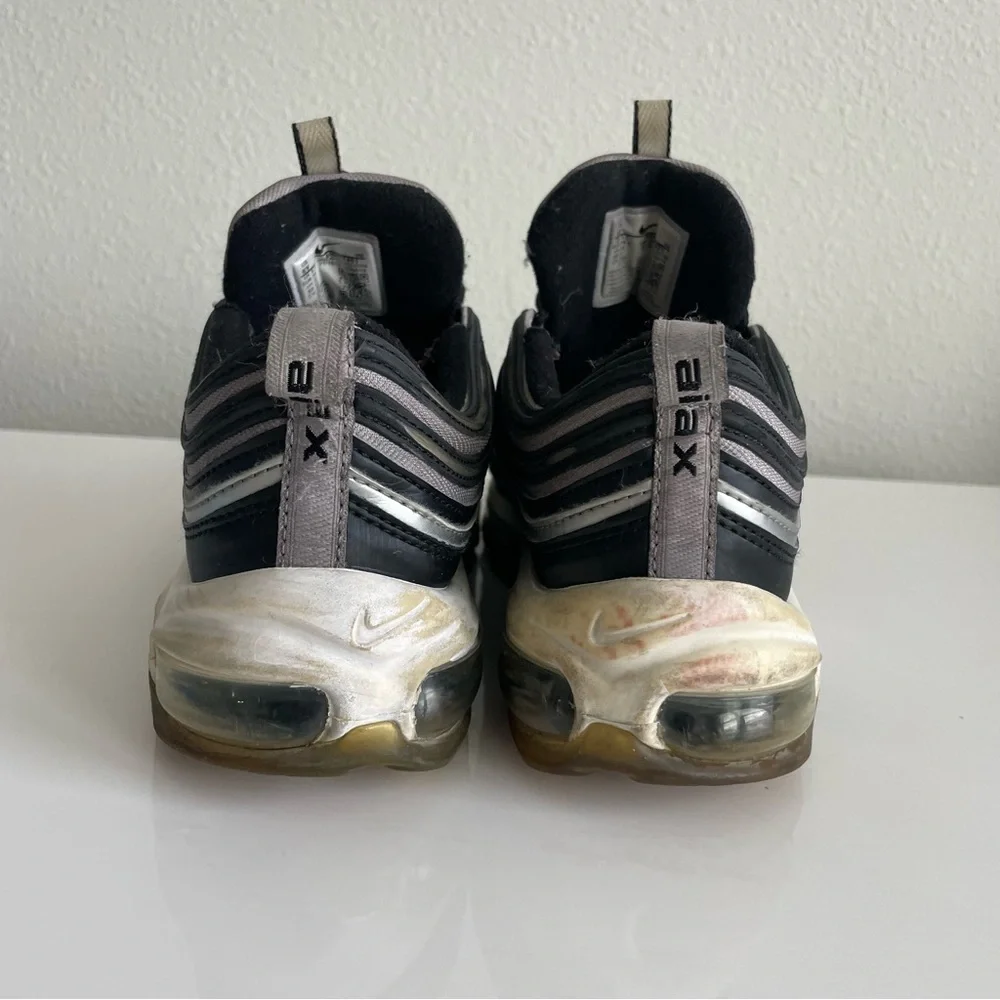 Nike Air Max 97 Black and Silver Sneakers